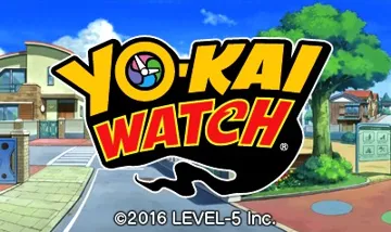 Yokai Watch (JP) screen shot title